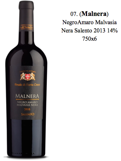 Malnera Salento - Rượu vang Ý nhập khẩu